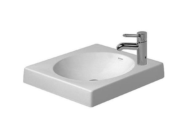 Toppmontert Servant Duravit Architec 50 cm - hvit