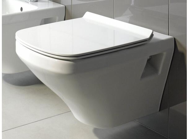 Vegghengt toalett Duravit DuraStyle Kompakt + Rimless + HygieneGlaze - Hvit