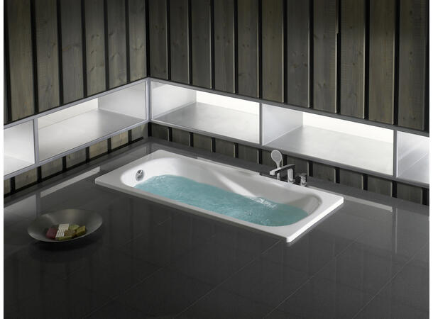 Badekar Roca Princess-N 160x75cm hvit