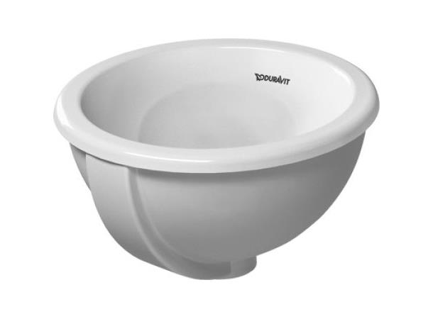 Duravit Architec Bali Nedfelt servant - Uten kranhull - Ø 33.5cm - Hvit -