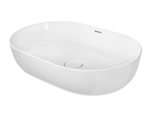 Toppmontert servant Duravit Luv 60x40 cm - Hvit - WonderGliss - Slipt