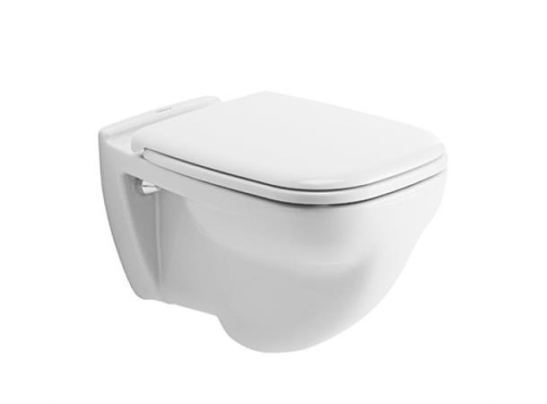 Vegghengt toalett Duravit D-Code 35.5x54 cm - Uten lokk - Hvit -