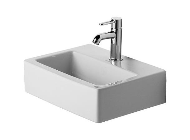 Duravit Vero Sykehusmodell - 1 kranhull - 45x35cm - Hvit -