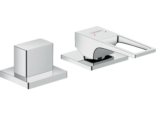 Hansgrohe Badekarbatteri Metropol 2-hulls til karkant - Krom -