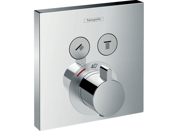 Hansgrohe ShowerSelect med termostat Innbygging dusjbatteri - Krom -