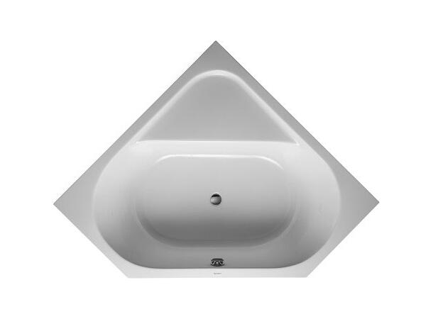 Hjørnebadekar Duravit D-Code 140x140cm hvit