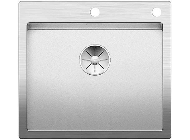 Kjøkkenvask Blanco Claron 500-IF/A Rustfrittstål - 56x51cm - Durinox stål