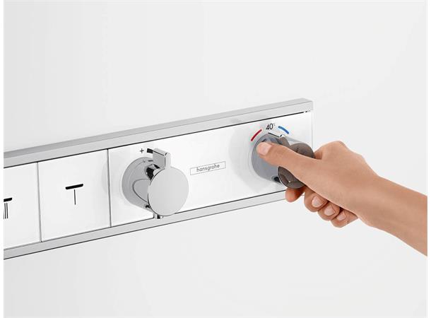 Termostatbatteri Hansgrohe RainSelect Til innbygging 4 uttak - Krom -