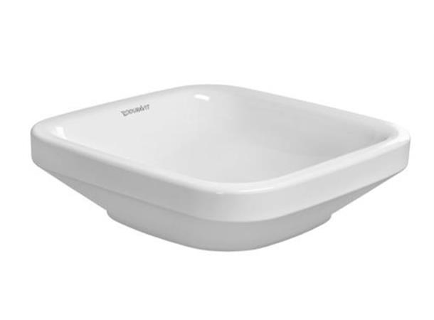 Toppmontert servant Duravit DuraStyle 43x43 cm - Hvit - Slipt