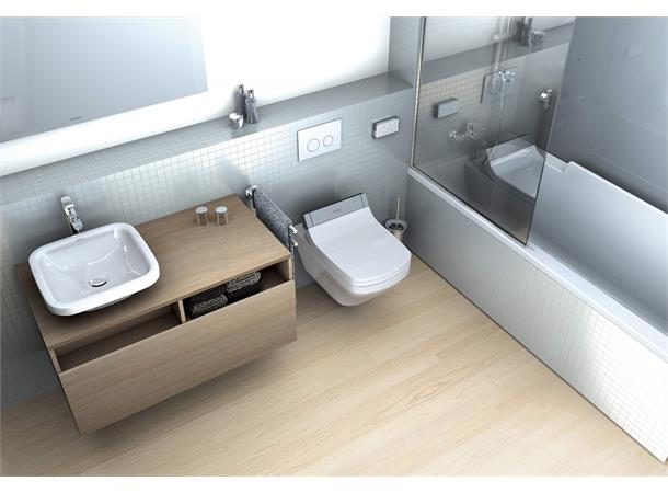 Toppmontert servant Duravit DuraStyle 43x43 cm - Hvit - Slipt