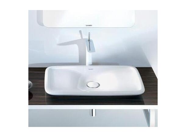 Toppmontert servant Duravit PuraVida 69.5x41.5 cm - Hvit - WonderGliss