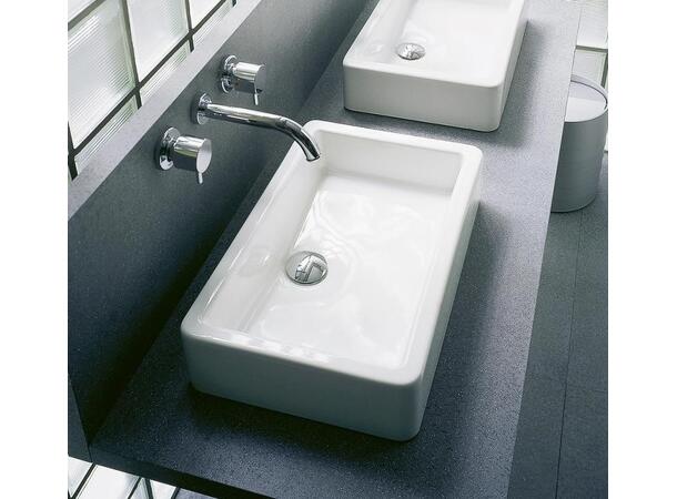 Toppmontert servant Duravit Vero 60x38 cm - Hvit - Slipt