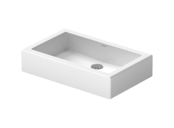 Toppmontert servant Duravit Vero 60x38 cm - Hvit - Slipt