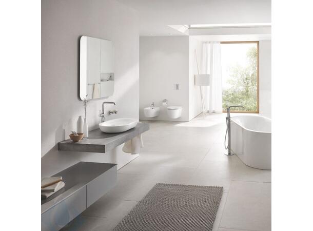 Vegghengt toalett Grohe Essence Rimless + PureGuard - Hvit -