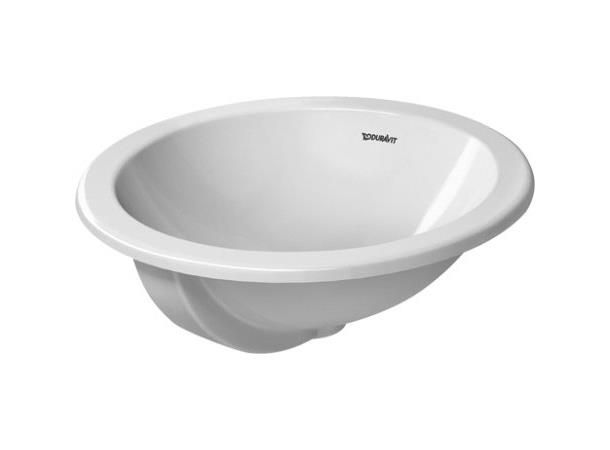 Duravit Architec Nedfelt servant - Uten kranhull - Ø 47cm - Hvit -