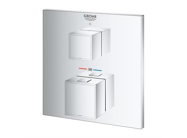 Grohe Grohtherm Cube med termostat Innbygging dusjbatteri - Krom -