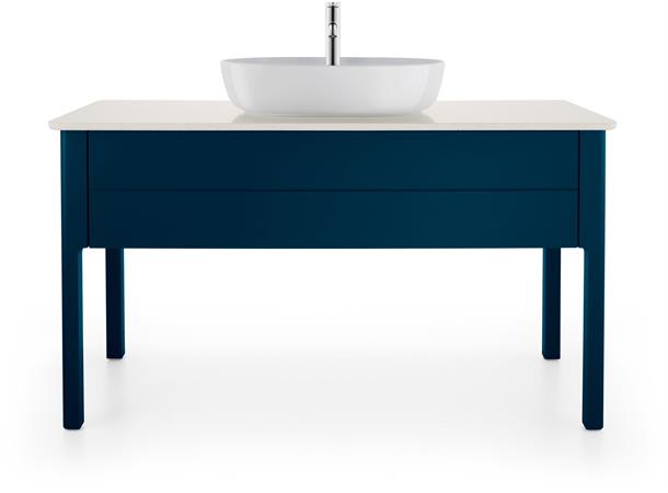 Toppmontert servant Duravit Luv 60x40 cm - Hvit