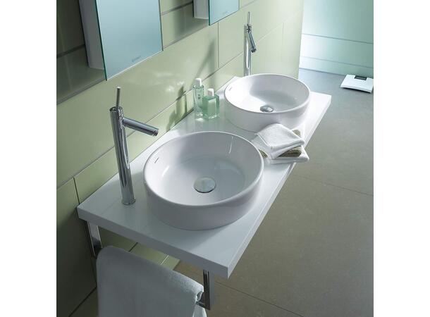 Toppmontert servant Duravit Starck 2 43.5x39.5 cm - Hvit - WonderGliss