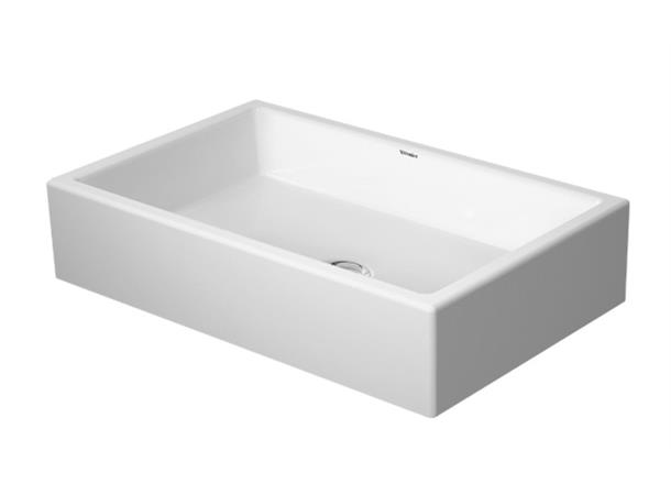 Toppmontert servant Duravit Vero Air 60x38 cm - Hvit - WonderGliss - Slipt