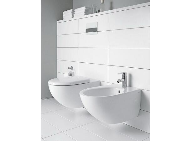 Vegghengt toalett Duravit Architec Rimless - Hvit - 57.5x36.5 cm