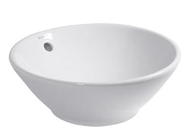 Toppmontert servant Duravit Bacino Ø 42 cm - Hvit - WonderGliss