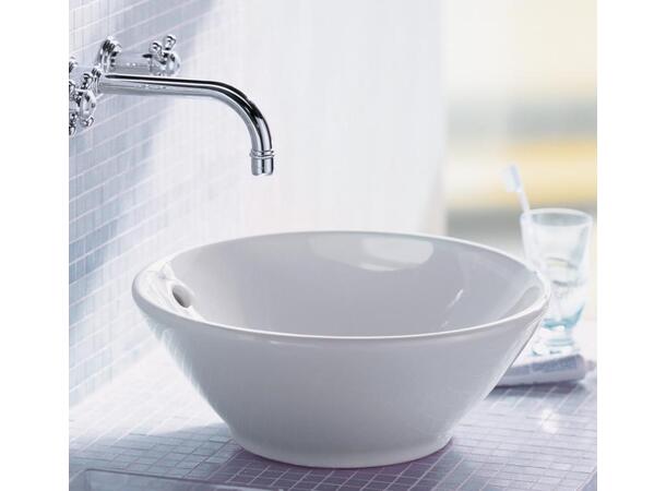 Toppmontert servant Duravit Bacino Ø 42 cm - Hvit - WonderGliss