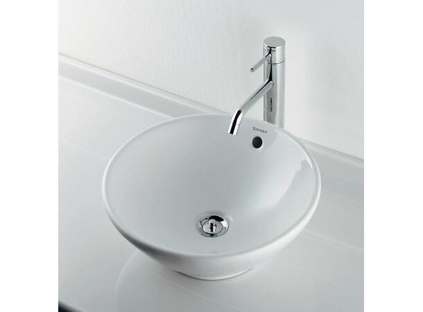 Toppmontert servant Duravit Bacino Ø 42 cm - Hvit - WonderGliss