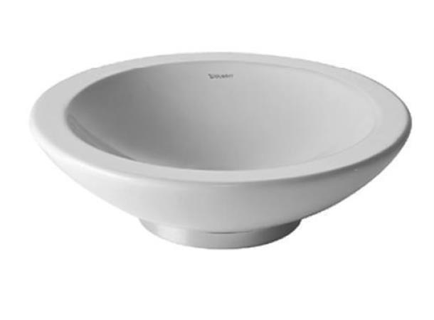 Toppmontert servant Duravit Bagnella Ø 40 cm - Hvit