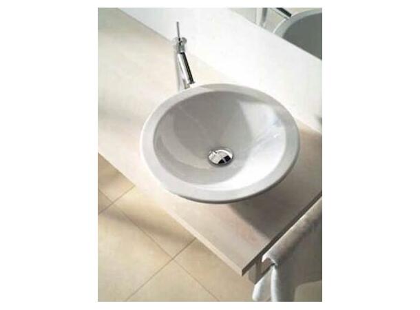 Toppmontert servant Duravit Bagnella Ø 40 cm - Hvit