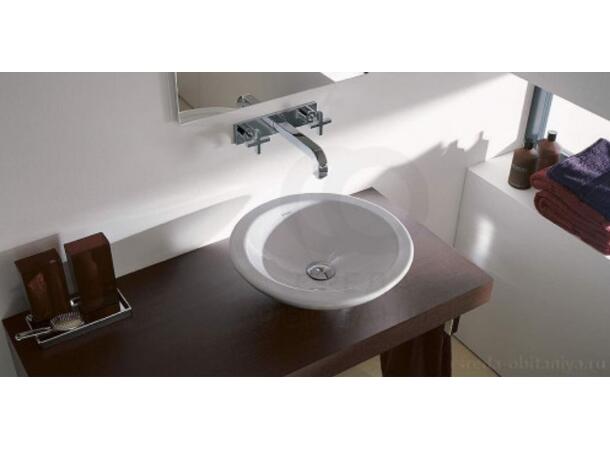 Toppmontert servant Duravit Bagnella Ø 40 cm - Hvit