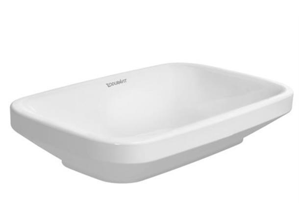 Toppmontert servant Duravit DuraStyle 60x38 cm - Hvit