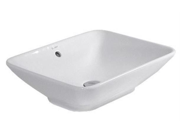 Toppmontert servant Duravit ME by Starck 55x42 cm - Hvit