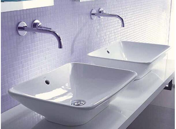 Toppmontert servant Duravit ME by Starck 55x42 cm - Hvit