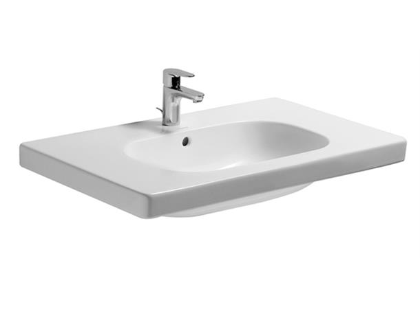 Vegghengt servant Duravit D-Code 85x48 cm - Hvit