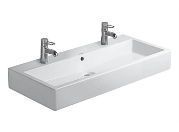 Vegghengt servant Duravit Vero 100x47 cm - Hvit - WonderGliss - Slipt