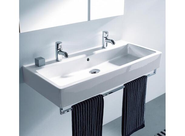 Vegghengt servant Duravit Vero 100x47 cm - Hvit - WonderGliss - Slipt