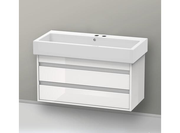 Vegghengt servant Duravit Vero 100x47 cm - Hvit - WonderGliss - Slipt