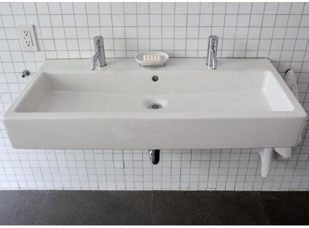 Vegghengt servant Duravit Vero 100x47 cm - Hvit - WonderGliss - Slipt