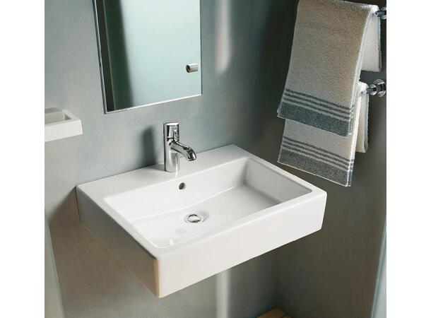 Vegghengt servant Duravit Vero 50x47 cm - Hvit - WonderGliss - Slipt