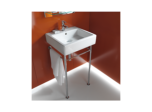 Vegghengt servant Duravit Vero 50x47 cm - Hvit - WonderGliss - Slipt