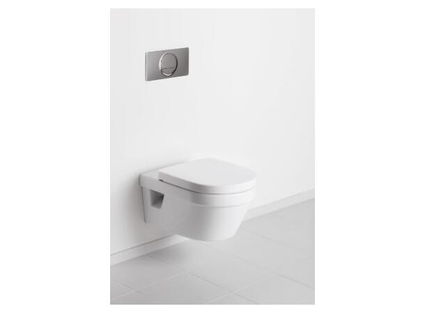 Vegghengt toalett  V&B Architectura 37x53 cm - DirectFlush - U/lokk - Hvit