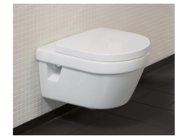 Vegghengt toalett  V&B Architectura 37x53 cm - DirectFlush - U/lokk - Hvit