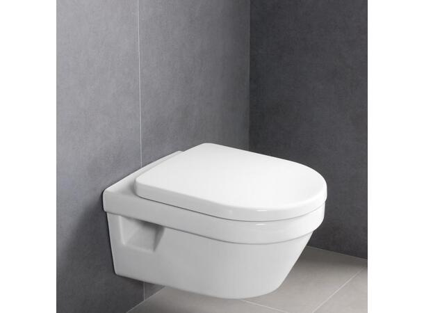 Vegghengt toalett  V&B Architectura 37x53 cm - DirectFlush - U/lokk - Hvit