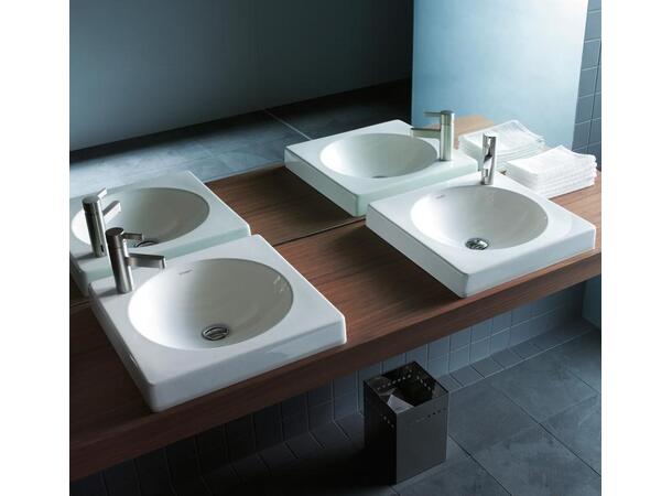 Toppmontert servant Duravit Architec 50x50 cm - Hvit - WonderGliss