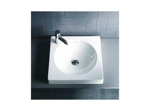 Toppmontert servant Duravit Architec 50x50 cm - Hvit - WonderGliss