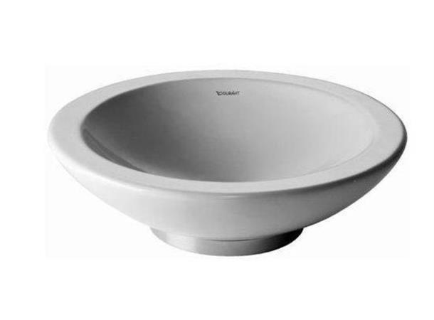 Toppmontert servant Duravit Bagnella Ø 48 cm - Hvit