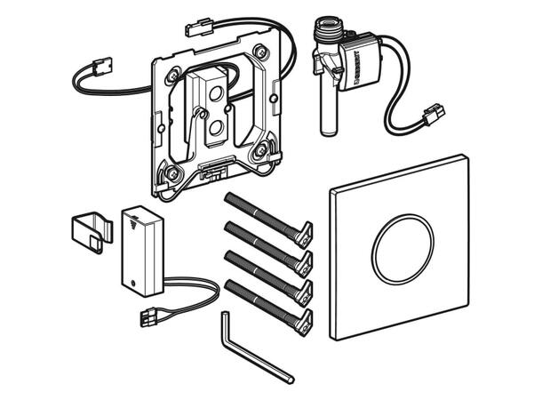 Geberit urinalstyring Elektronisk aktivering - Hvit