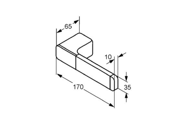 Toalettpapirholder Kludi E2 krom