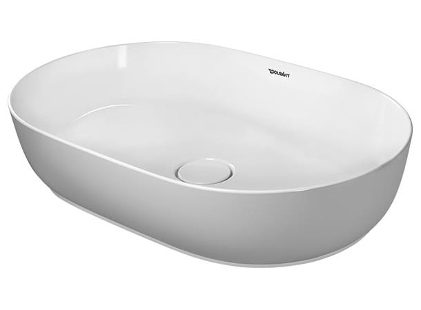 Toppmontert servant Duravit Luv 60x40 cm - Hvit