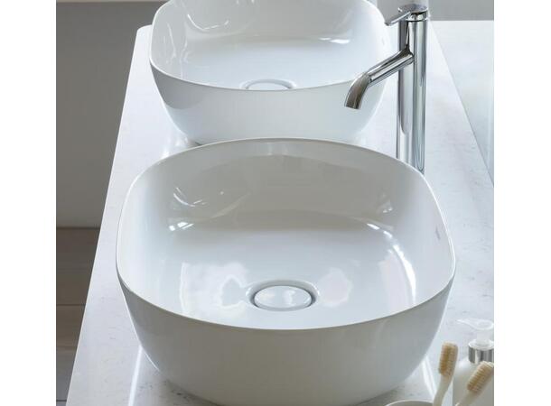 Toppmontert servant Duravit Luv 60x40 cm - Hvit